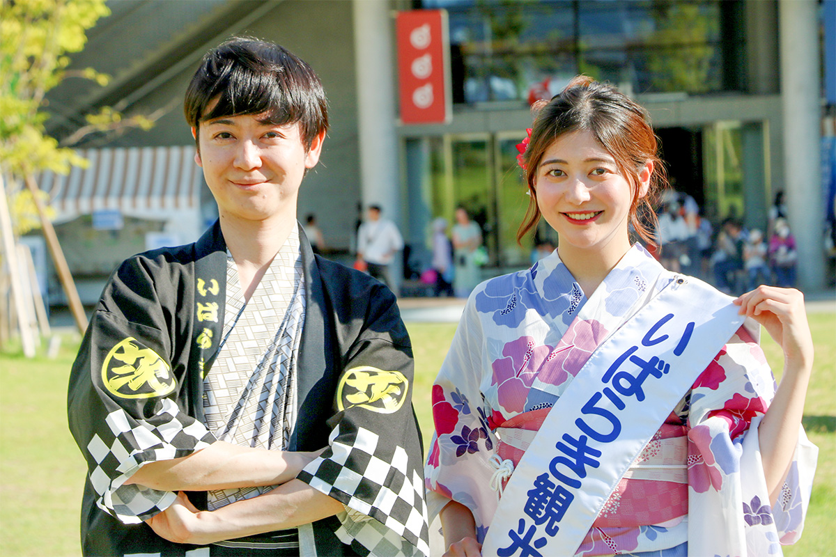 第17代いばらき観光大使 石村彩華（いしむらあやか）さん・第４代いばらき応援団長 横垣壮さん